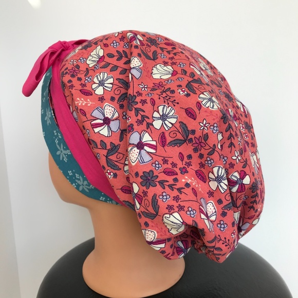 Scrub CAP/HAT *Reversible *Long Ties NWOT - Picture 9 of 15